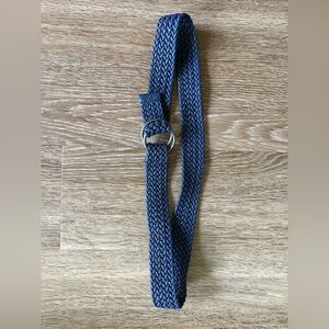 Blue Woven Belt